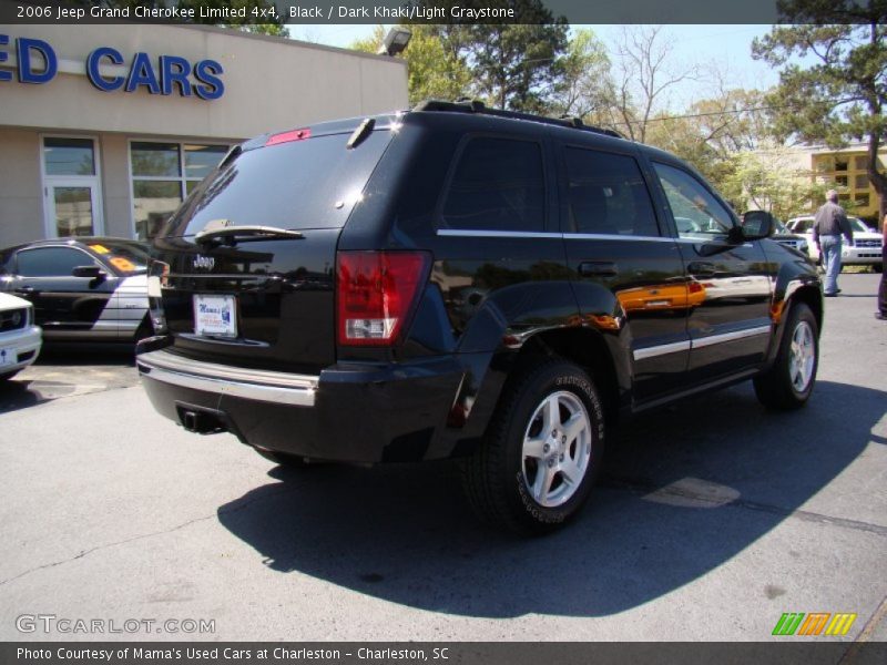 Black / Dark Khaki/Light Graystone 2006 Jeep Grand Cherokee Limited 4x4