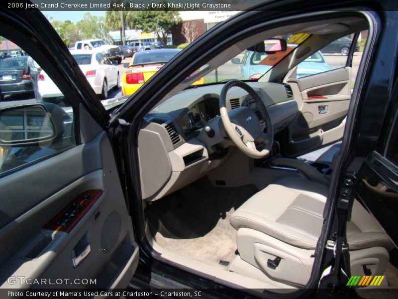 Black / Dark Khaki/Light Graystone 2006 Jeep Grand Cherokee Limited 4x4