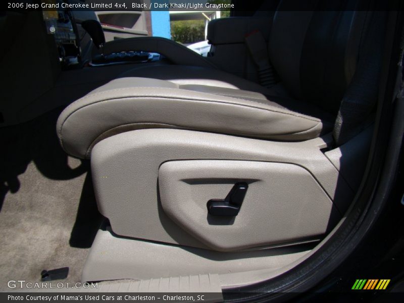 Black / Dark Khaki/Light Graystone 2006 Jeep Grand Cherokee Limited 4x4