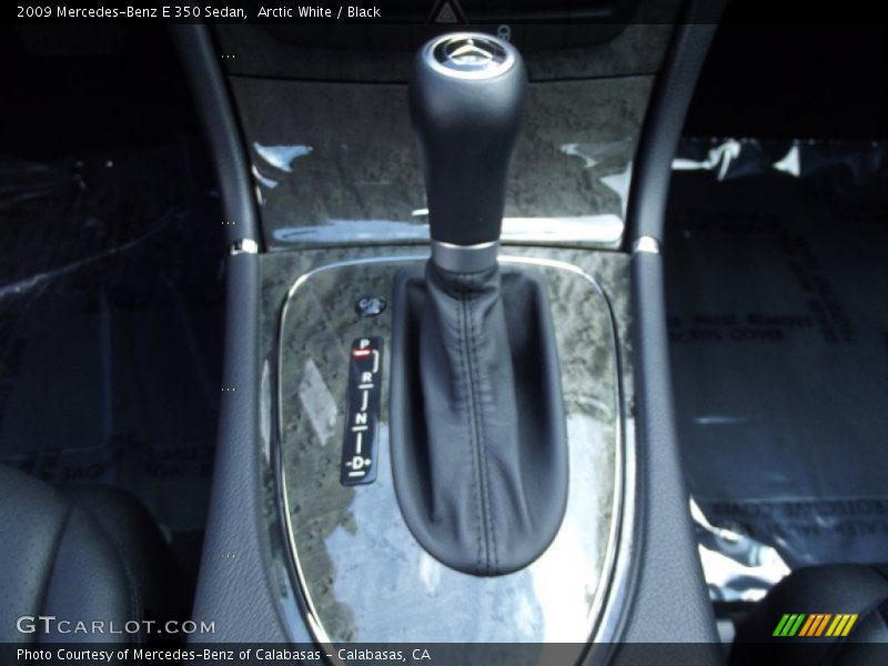 Arctic White / Black 2009 Mercedes-Benz E 350 Sedan
