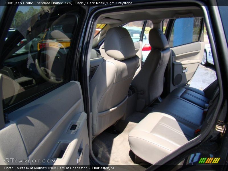 Black / Dark Khaki/Light Graystone 2006 Jeep Grand Cherokee Limited 4x4