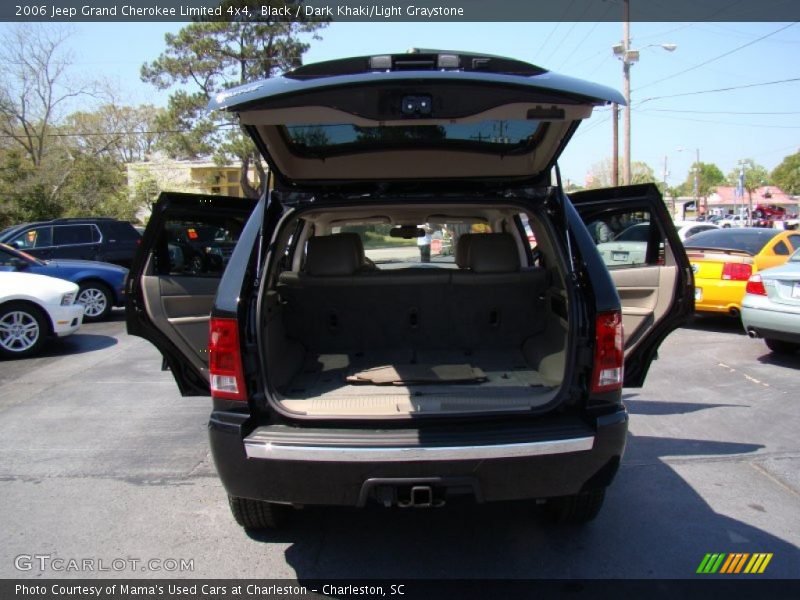 Black / Dark Khaki/Light Graystone 2006 Jeep Grand Cherokee Limited 4x4