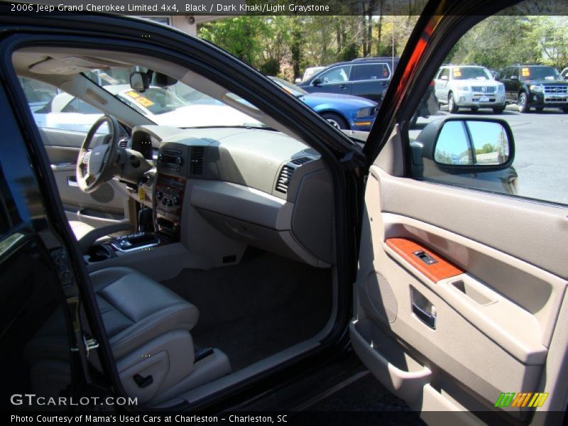 Black / Dark Khaki/Light Graystone 2006 Jeep Grand Cherokee Limited 4x4