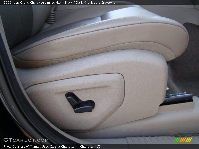 Black / Dark Khaki/Light Graystone 2006 Jeep Grand Cherokee Limited 4x4