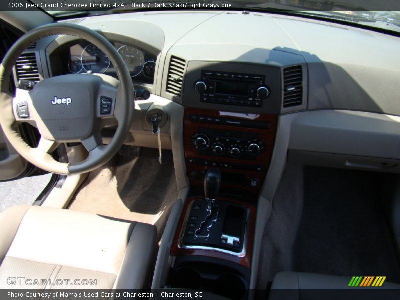 Black / Dark Khaki/Light Graystone 2006 Jeep Grand Cherokee Limited 4x4