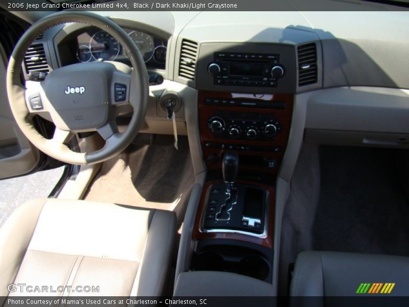 Black / Dark Khaki/Light Graystone 2006 Jeep Grand Cherokee Limited 4x4