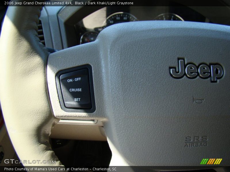 Black / Dark Khaki/Light Graystone 2006 Jeep Grand Cherokee Limited 4x4