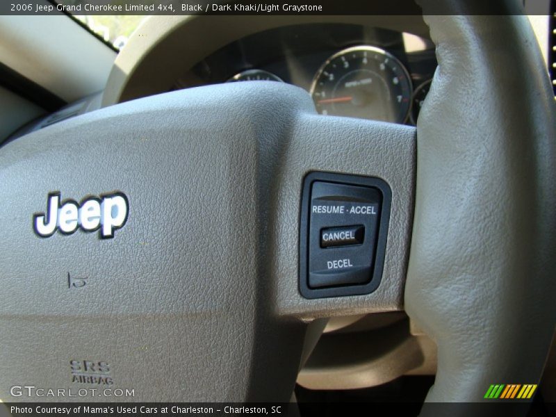 Black / Dark Khaki/Light Graystone 2006 Jeep Grand Cherokee Limited 4x4