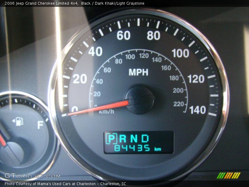 Black / Dark Khaki/Light Graystone 2006 Jeep Grand Cherokee Limited 4x4