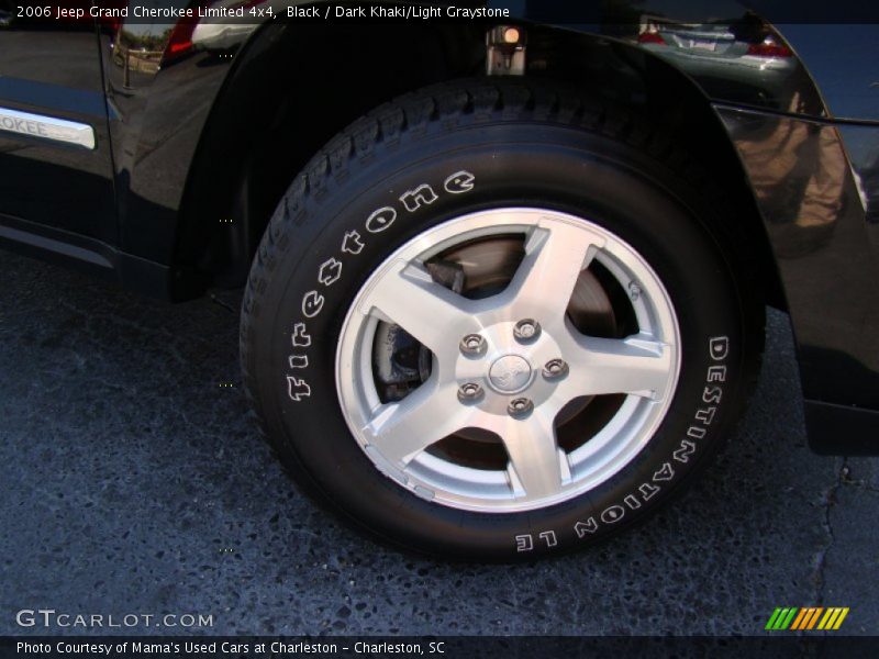 Black / Dark Khaki/Light Graystone 2006 Jeep Grand Cherokee Limited 4x4