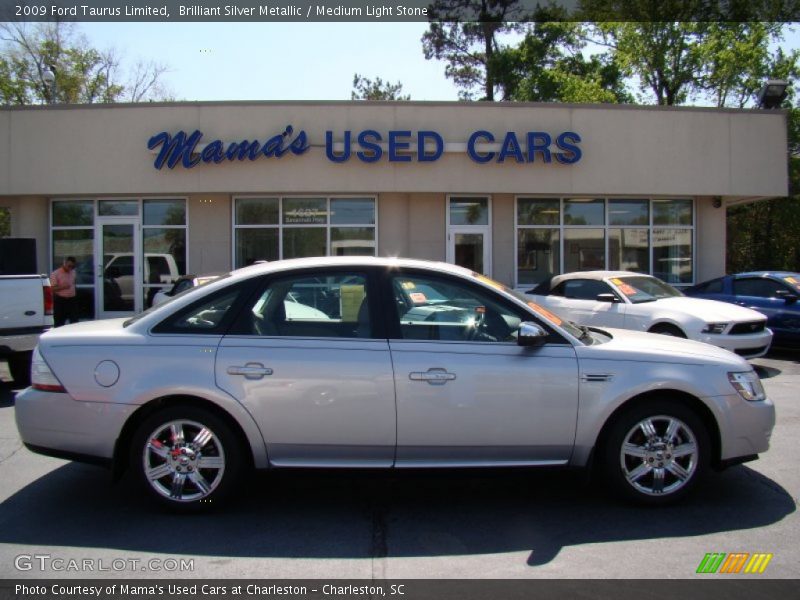 Brilliant Silver Metallic / Medium Light Stone 2009 Ford Taurus Limited