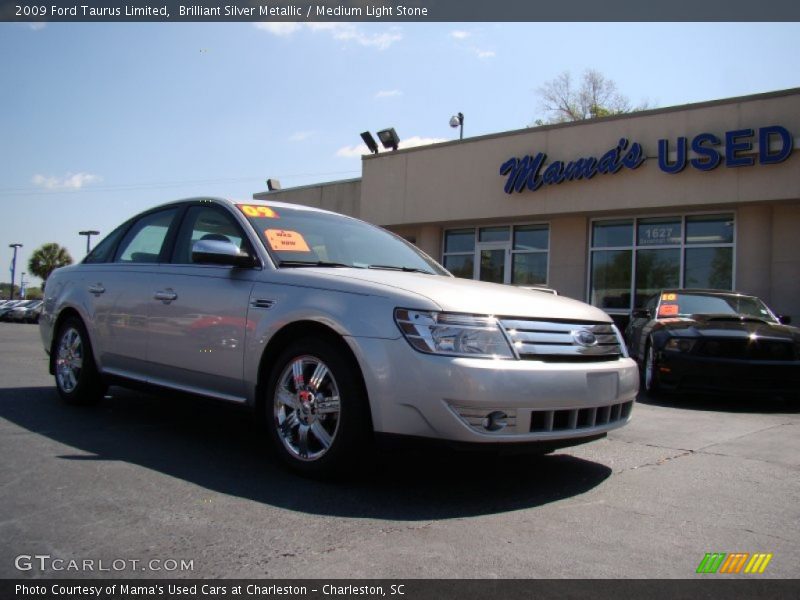 Brilliant Silver Metallic / Medium Light Stone 2009 Ford Taurus Limited