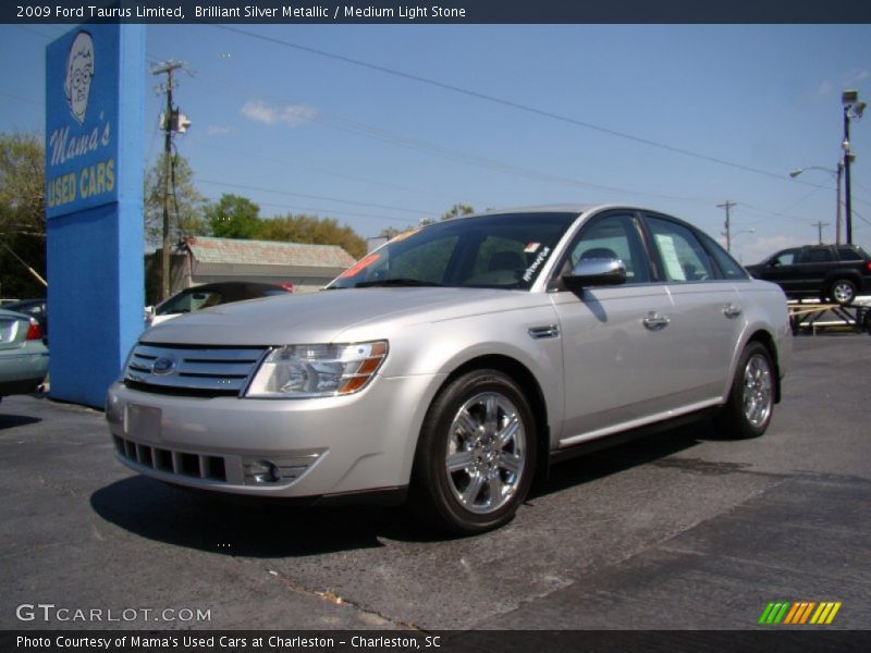 Brilliant Silver Metallic / Medium Light Stone 2009 Ford Taurus Limited