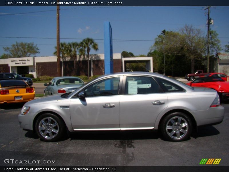 Brilliant Silver Metallic / Medium Light Stone 2009 Ford Taurus Limited