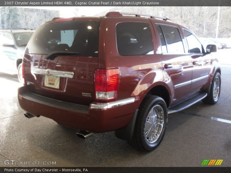 Cognac Crystal Pearl / Dark Khaki/Light Graystone 2007 Chrysler Aspen Limited HEMI 4WD