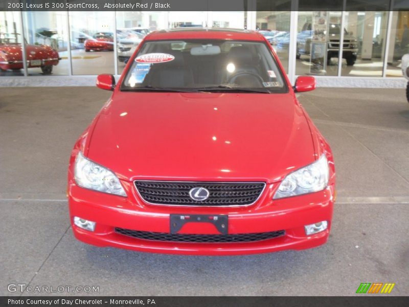 Absolutely Red / Black 2003 Lexus IS 300 SportCross