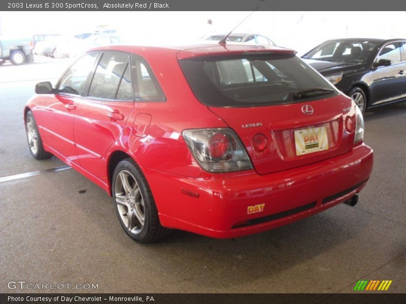 Absolutely Red / Black 2003 Lexus IS 300 SportCross