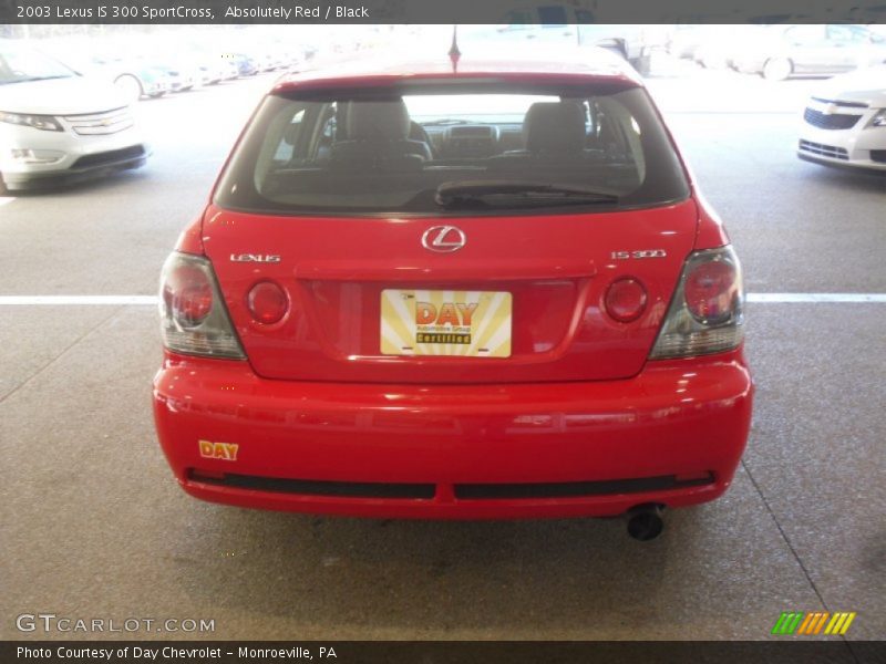 Absolutely Red / Black 2003 Lexus IS 300 SportCross