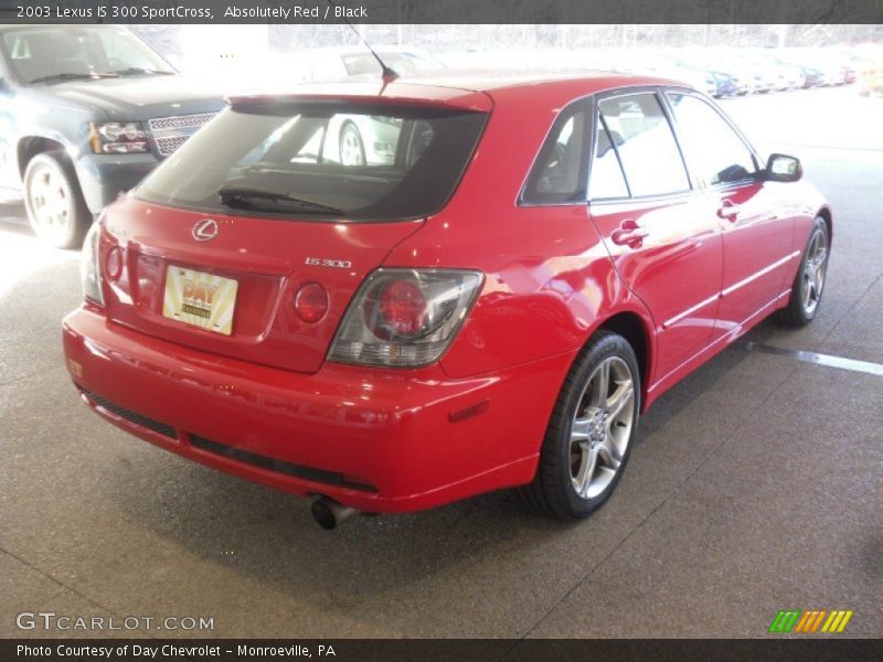 Absolutely Red / Black 2003 Lexus IS 300 SportCross