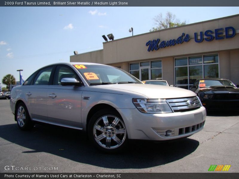 Brilliant Silver Metallic / Medium Light Stone 2009 Ford Taurus Limited
