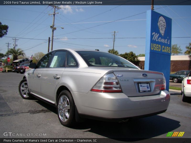 Brilliant Silver Metallic / Medium Light Stone 2009 Ford Taurus Limited