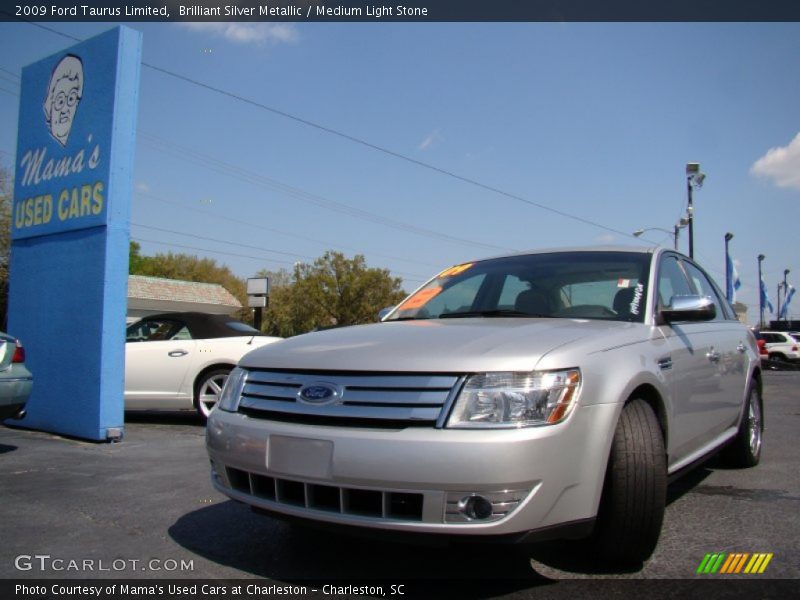 Brilliant Silver Metallic / Medium Light Stone 2009 Ford Taurus Limited