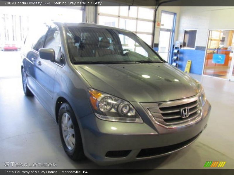 Sterling Gray Metallic / Gray 2009 Honda Odyssey EX-L