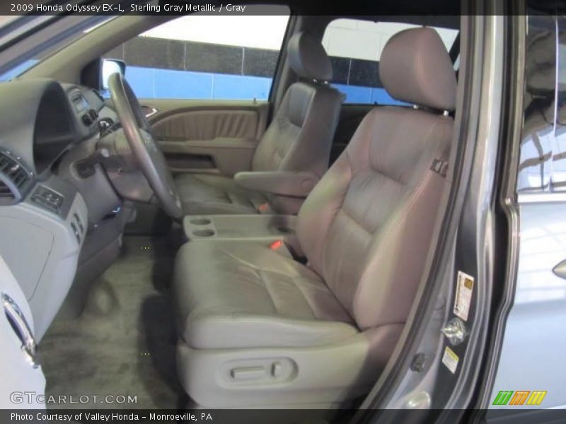 Sterling Gray Metallic / Gray 2009 Honda Odyssey EX-L