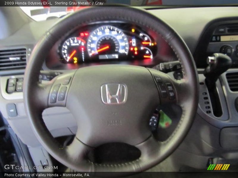 Sterling Gray Metallic / Gray 2009 Honda Odyssey EX-L