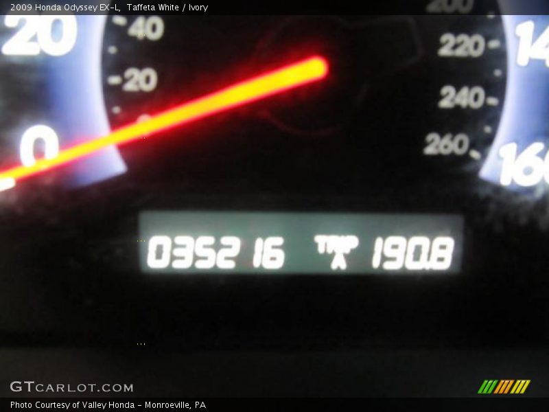 Taffeta White / Ivory 2009 Honda Odyssey EX-L