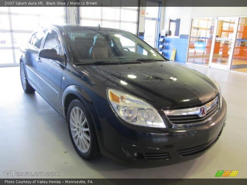 Black Onyx / Morocco Brown 2007 Saturn Aura XR