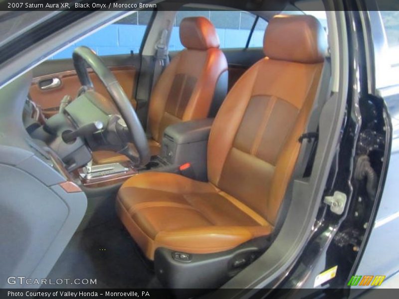 Black Onyx / Morocco Brown 2007 Saturn Aura XR