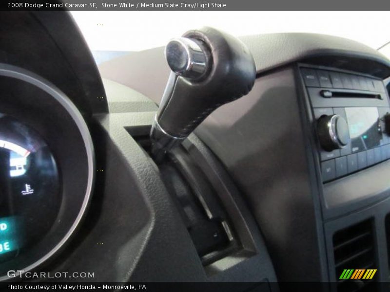 Stone White / Medium Slate Gray/Light Shale 2008 Dodge Grand Caravan SE