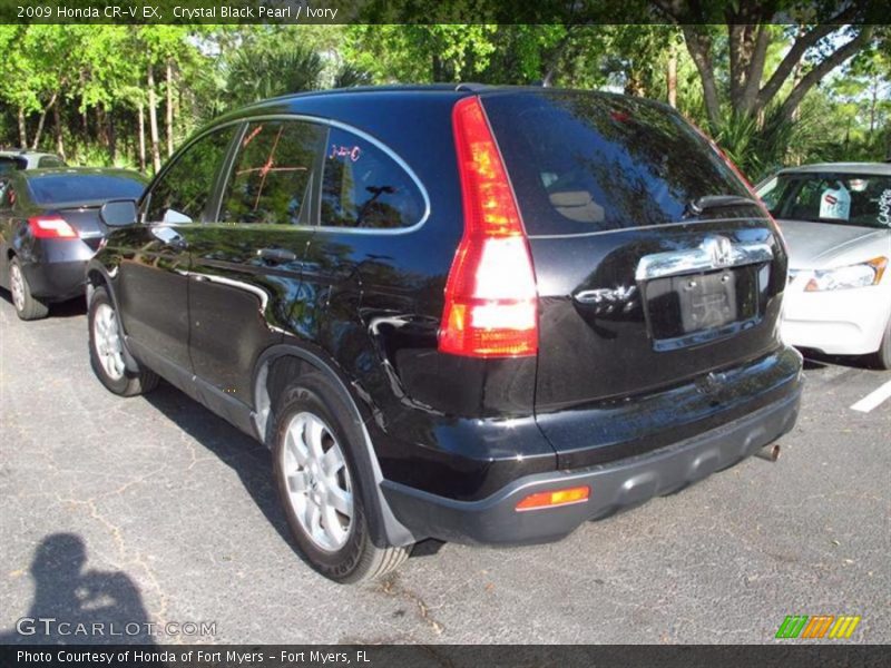 Crystal Black Pearl / Ivory 2009 Honda CR-V EX