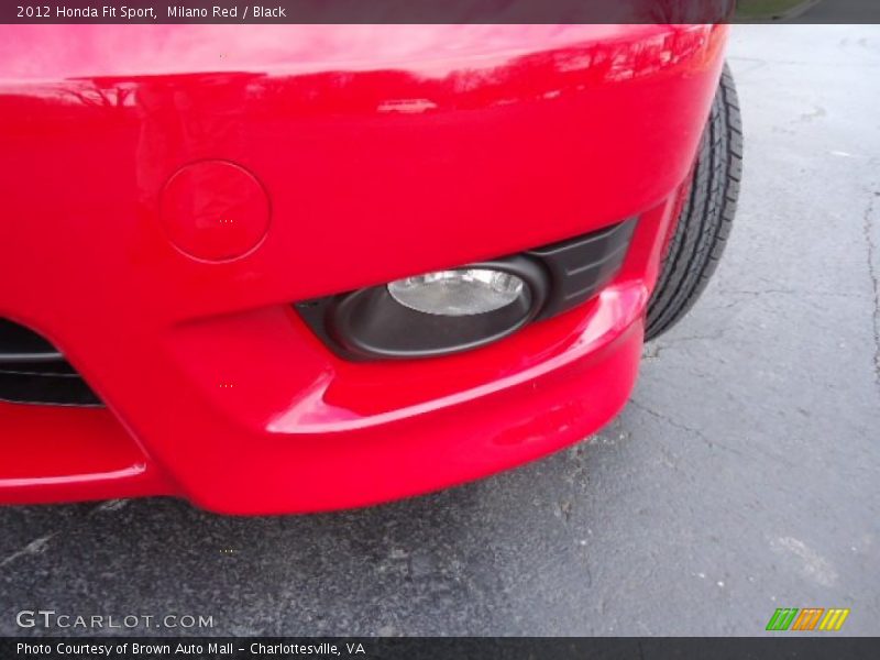Milano Red / Black 2012 Honda Fit Sport