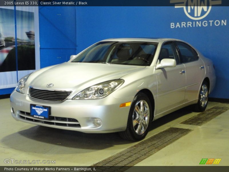 Classic Silver Metallic / Black 2005 Lexus ES 330