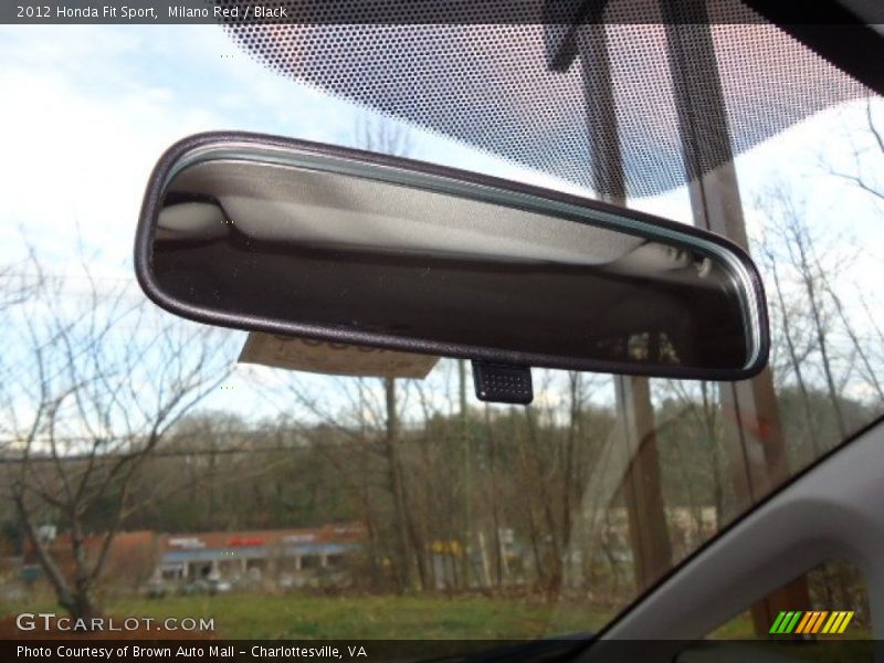 Milano Red / Black 2012 Honda Fit Sport