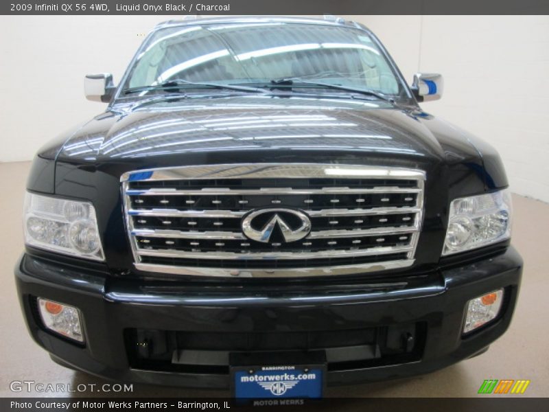 Liquid Onyx Black / Charcoal 2009 Infiniti QX 56 4WD