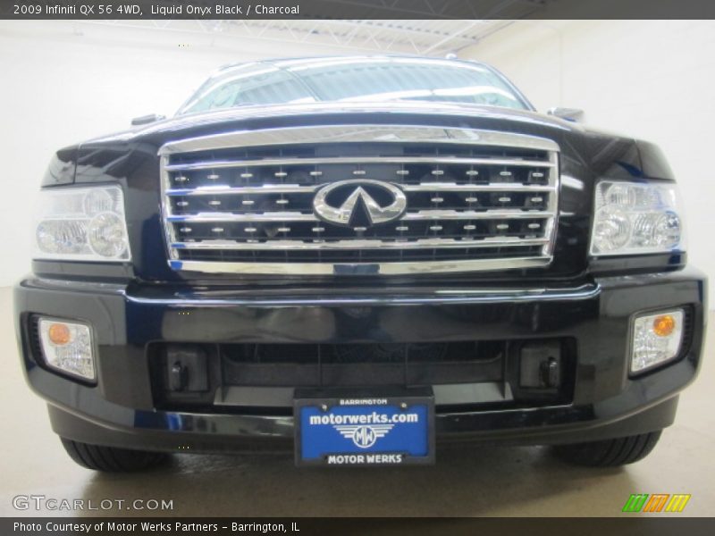 Liquid Onyx Black / Charcoal 2009 Infiniti QX 56 4WD