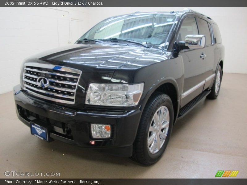 Liquid Onyx Black / Charcoal 2009 Infiniti QX 56 4WD