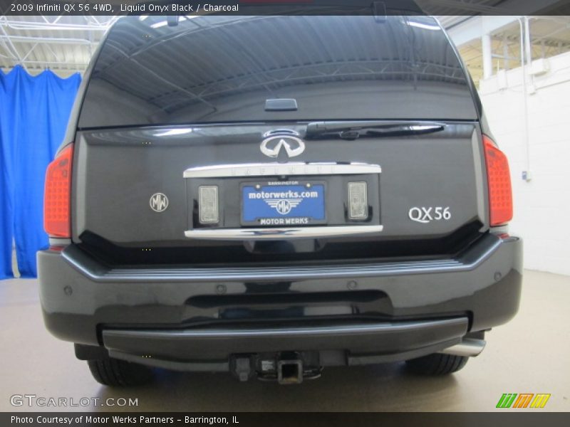 Liquid Onyx Black / Charcoal 2009 Infiniti QX 56 4WD