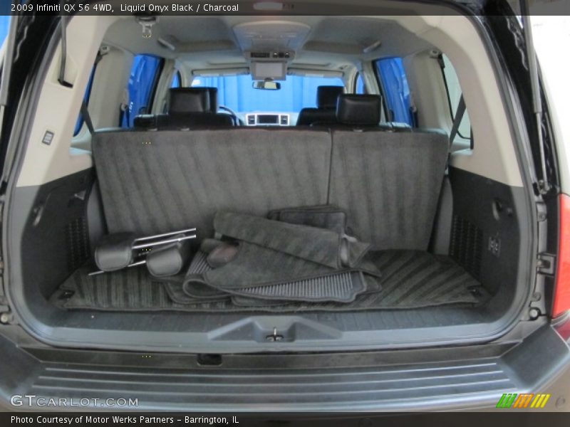 Liquid Onyx Black / Charcoal 2009 Infiniti QX 56 4WD