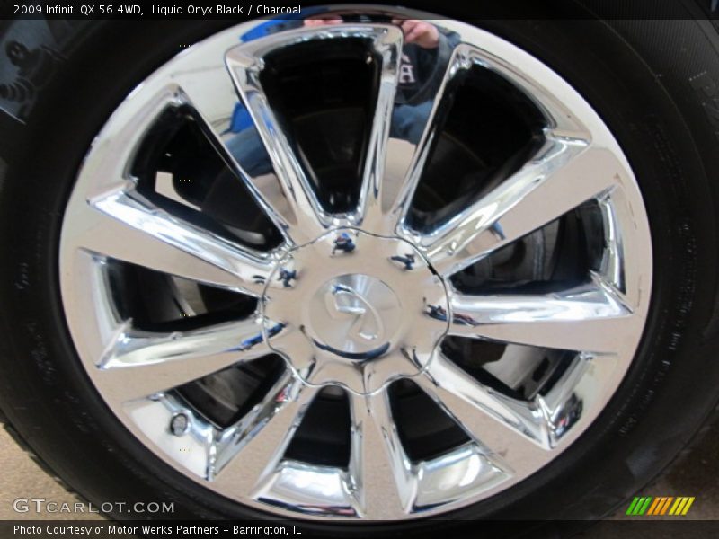 Liquid Onyx Black / Charcoal 2009 Infiniti QX 56 4WD
