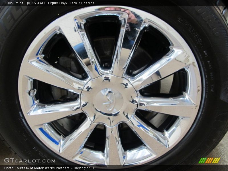 Liquid Onyx Black / Charcoal 2009 Infiniti QX 56 4WD