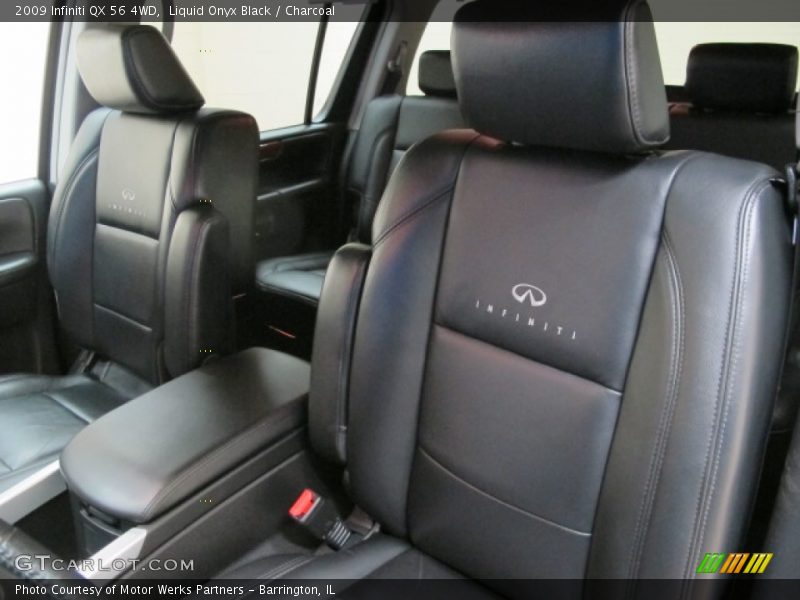 Liquid Onyx Black / Charcoal 2009 Infiniti QX 56 4WD