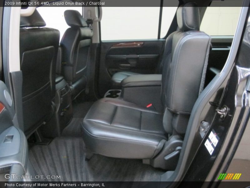 Liquid Onyx Black / Charcoal 2009 Infiniti QX 56 4WD