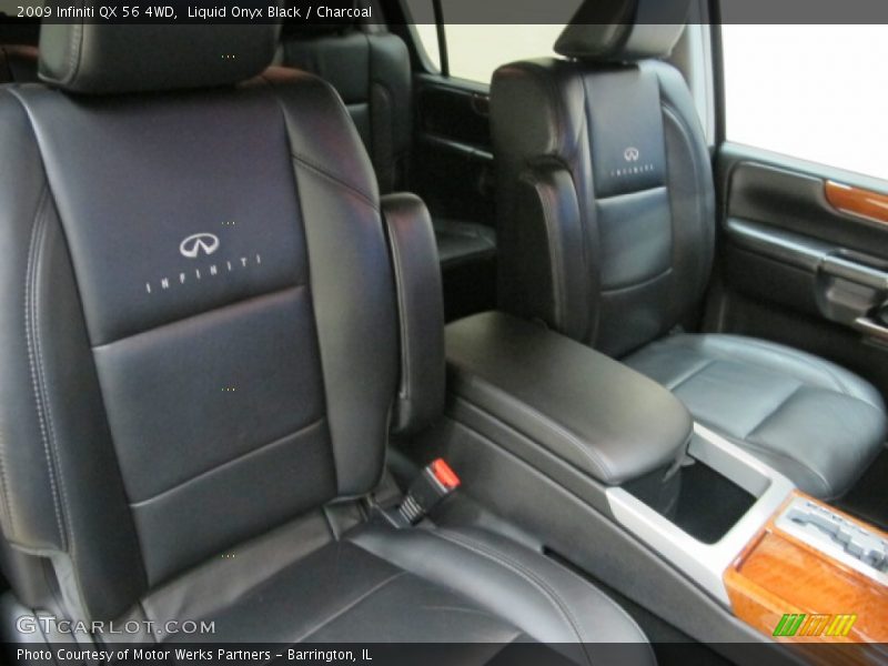 Liquid Onyx Black / Charcoal 2009 Infiniti QX 56 4WD