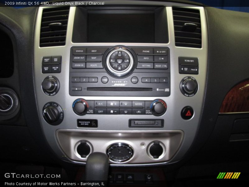 Liquid Onyx Black / Charcoal 2009 Infiniti QX 56 4WD