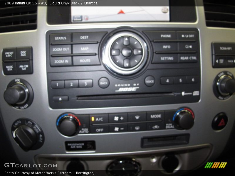 Liquid Onyx Black / Charcoal 2009 Infiniti QX 56 4WD