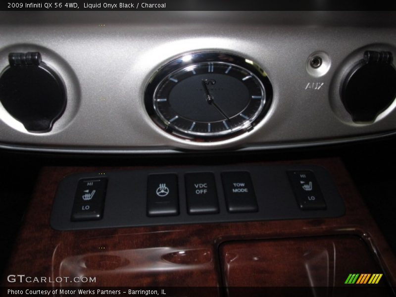Liquid Onyx Black / Charcoal 2009 Infiniti QX 56 4WD